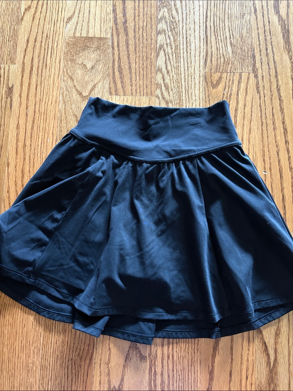 Gilly Hicks Black Circle Skater Skirt